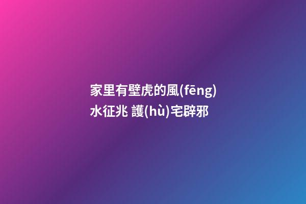 家里有壁虎的風(fēng)水征兆 護(hù)宅辟邪